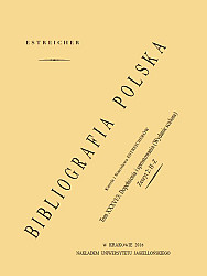 Bibliografia Polska, Tom XXXVI/3